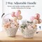 Best Choice Products Easter Basket, Large Woven Easter Basket for Kids w/ Collapsible Handle, Tapered Shape